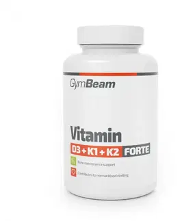 Vitamín D GymBeam Vitamin D3+K1+K2 Forte 120 kaps.
