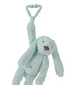 Plyšové hračky HAPPY HORSE - králik Richie na zavesenie - Tyrkys