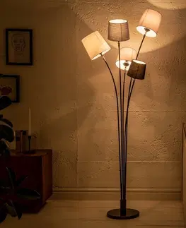 Stojace lampy LuxD 25441 Dizajnová stojanová lampa Shadow 176 cm Stojanové svietidlo