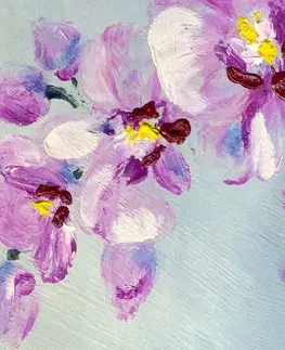Obrazy kvetov Obraz romantické fialové kvety