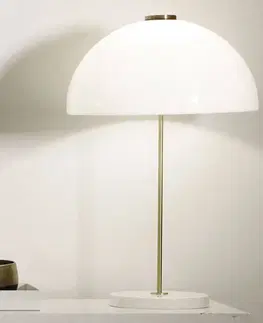 Stolové lampy Innolux Stolná lampa Innolux Kupoli s bielym podstavcom
