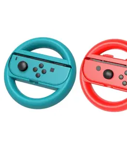 Príslušenstvo k herným konzolám iPega sada volantov pre Nintendo Joy-Con, modrýčervený (2ks) PG-SW086