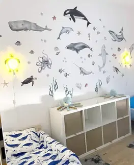 Nálepky na stenu Nálepky do detskej izby - Podmorský svet