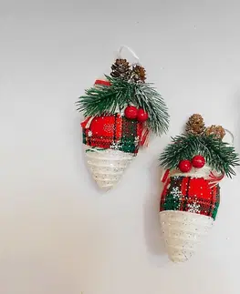 Vianočné dekorácie MAKRO - Vianočná dekorácia šiška