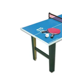 Hračky stolné spoločenské hry WIKY - Stolný tenis skladací 121x63x63 cm