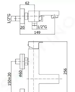 Kúpeľňové batérie PAFFONI - Elle Vaňová batéria s príslušenstvom, chróm EL023CR