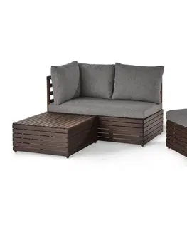 Outdoor Furniture Sets Podnožka s pohodlným vankúšom