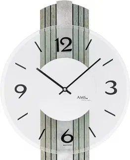 Hodiny Dizajnové nástenné hodiny 9677 AMS 38cm