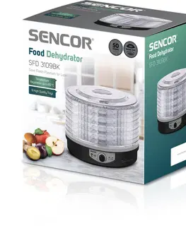 Sušičky potravín Sencor SFD 3109BK sušička ovocia