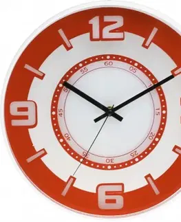 Hodiny Nástenné hodiny MPM, 3220.60 - oranžová, 30cm
