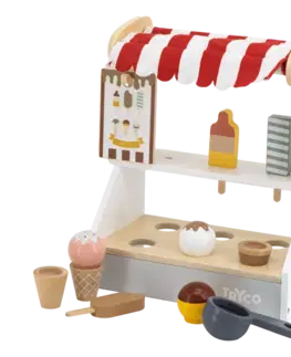 Drevené hračky TRYCO - Drevený zmrzlinový stánok