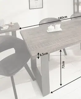 Jedálenské stoly Jedálenský stôl THOR Dekorhome 200x90x77 cm