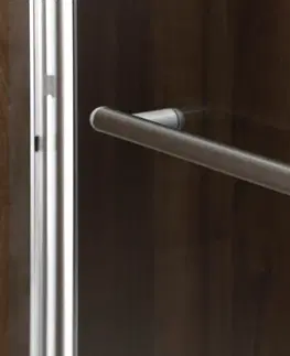 Sprchové dvere POLYSAN - RIONI vaňová zástena s pneumatickým zdvihom, š.710, strieborná, číre sklo 72915