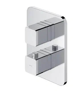 Kúpeľňové batérie OMNIRES - PARMA termostatická sprchová batéria podomietková chróm /CR/ PM7436CR