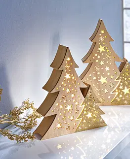 Vianočné dekorácie LED Stromčeky Floresta, 2 ks