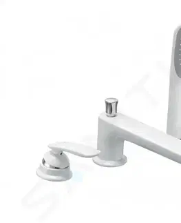 Kúpeľňa KLUDI - Balance Vaňová 3-otvorová kombinácia, biela/chróm 524479175