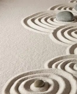 Tapety Feng Shui Fototapeta kamene v piesočnatých kruhoch