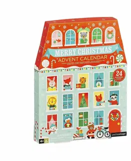 Vianočné dekorácie Petit Collage Vianočný adventný kalendár