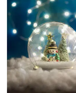 Vianočné dekorácie  LED Vianočná dekorácia 7xLED/2xAA snehuliak 