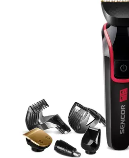 Zastrihávače vlasov a fúzov Sencor SHP 6201RD set pre zastrihávanie