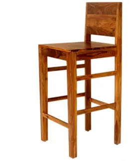 Jedálenské stoličky Barová stolička indický masív palisander