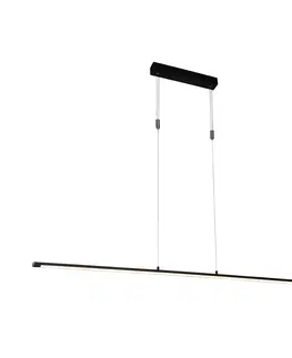 Zavesne lampy Moderne hanglamp zwart 160 cm dimbaar - Benson