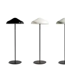 Stojacie lampy HAY Dizajnová stojacia lampa HAY Pao, krémovo biela