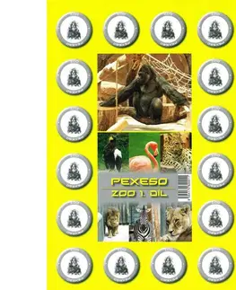 Hračky klasické spoločenské hry MIČÁNEK - Pexeso Zoo