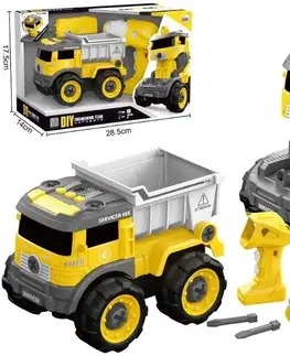 Hračky - dopravné stroje a traktory LAMPS - Auto sklápacie skrutkovacie 15cm RC