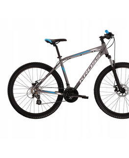 Bicykle Horský bicykel Kross Hexagon 3.0 26" Gen 004 tmavo modrá/oranžová/biela - S (17", 157-168 cm)