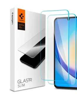 Puzdrá na mobilné telefóny Tvrdené sklo Spigen Glass tR Slim pre Samsung Galaxy A34 5G, 2 kusy AGL05967