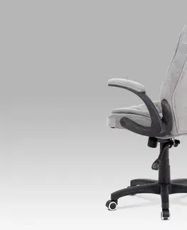 Kancelárske stoličky Kancelárska stolička KA-G303 SIL2 sivá / strieborná AUTRONIC