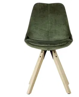 Stoličky do jedálne Sada jedálenských stoličiek Zelená