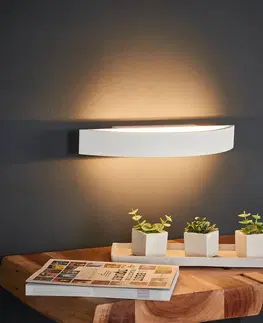 Nástenné svietidlá Helestra Helestra Yona – nástenné LED svetlo, biele 37,5 cm