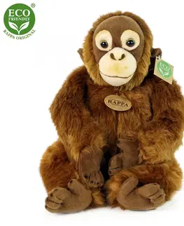 Plyšové hračky RAPPA - Plyšový orangutan 27 cm ECO-FRIENDLY