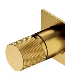 Kúpeľňové batérie OMNIRES - CONTOUR sprchová batéria podomietková zlatá kartáčovaná /GLB/ CT8045GLB