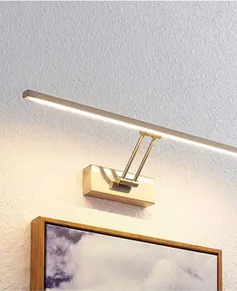 Osvetlenie obrazov Lucande Lucande Thibaud LED svietidlo, nikel, 51,4 cm