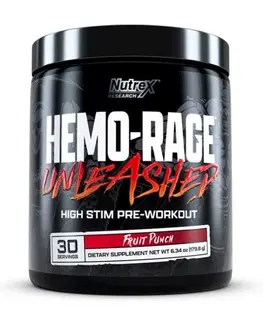 Práškové pumpy Hemo-Rage Unleashed - Nutrex 179,8-199,2 g Orange Mango