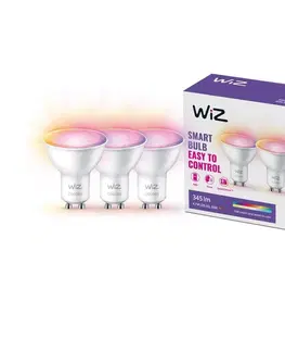 Žiarovky WiZ SADA 3x LED RGBW Stmievateľná žiarovka GU10/4,7W/230V 2200-6500K CRI 90 Wi-Fi -WiZ 