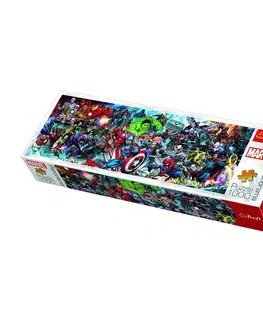Puzzle TREFL Panoramatické Svět Marvelu 1000 dielov