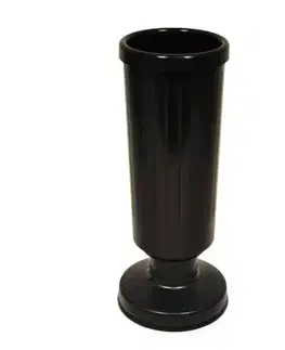 Dekoratívne vázy Kinekus Váza na hrob 30cm čierna