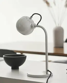 Stolové lampy FRANDSEN FRANDSEN Ball Single stolová lampa, svetlosivá
