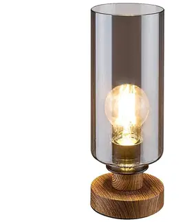 Lampy Rabalux Rabalux 74120 - Stolná lampa TANNO 1xE27/25W/230V dub 