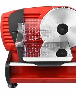 Elektrické kuchynské krájače Kalorik AS1003RD kovový krájač, červená