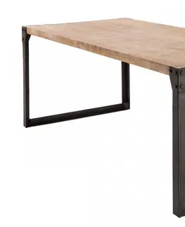 Jedálenské stoly Jedálenský stôl FINEUS Dekorhome 160x90x75 cm