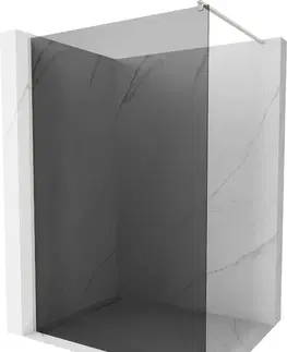 Sprchové dvere MEXEN/S - Kyoto Sprchová zástena WALK-IN 90 x 200, grafit 8 mm, nikel kefovaná 800-090-101-97-40