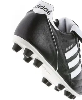 pánske tenisky Futbalové kopačky Adidas Kaiser FG pre dospelých čierne