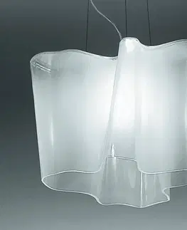 Závesné svietidlá Artemide Závesná lampa Artemide Logico 1pl dĺžka 40 cm sivá