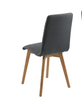Stoličky - moderné Dkton 23230 Dizajnová jedálenská stolička Alano, antracitová