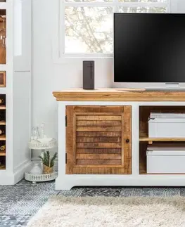 TV stolíky LuxD Dizajnový TV stolík Rodney 160cm mango